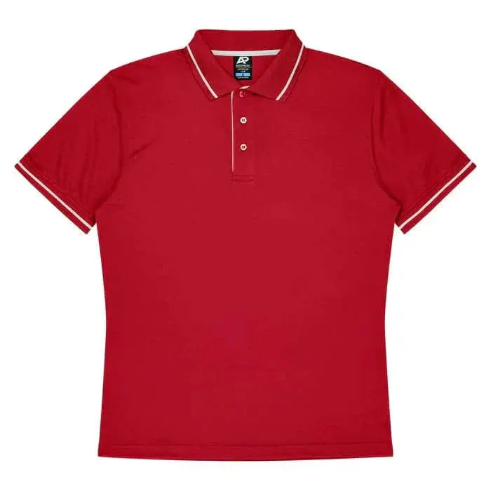 Aussie Pacific Cottesloe Kids Polo Shirt 3319 Aussie Pacific RED/WHITE 4
