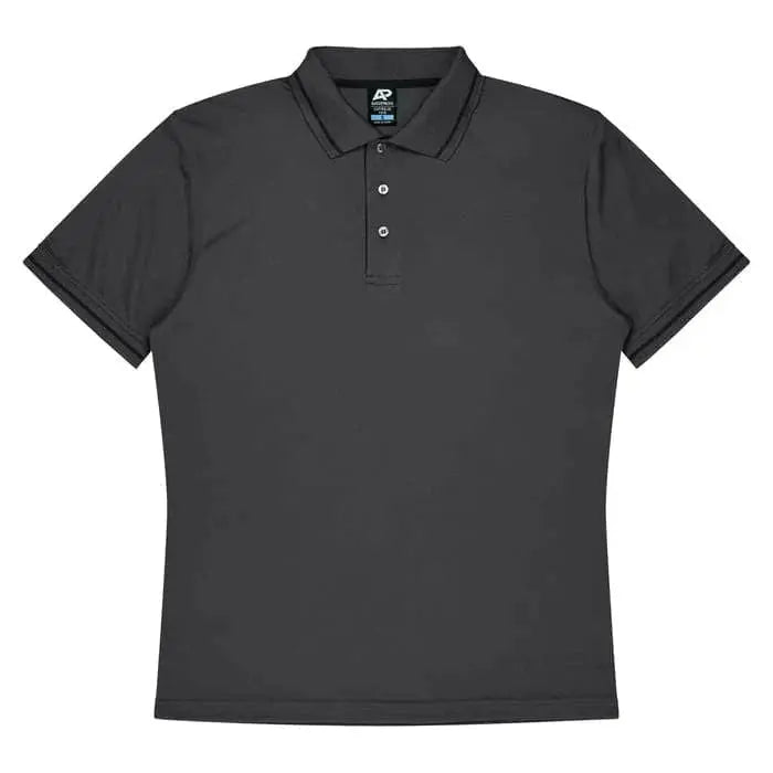 Aussie Pacific Cottesloe Kids Polo Shirt 3319 Aussie Pacific SLATE/BLACK 4