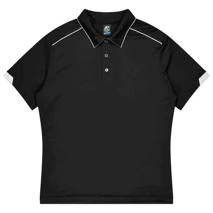Aussie Pacific Currumbin Kids Polo Shirt 3320 Aussie Pacific BLACK/WHITE 4