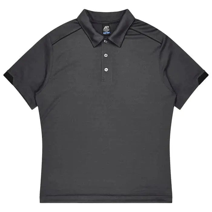 Aussie Pacific Currumbin Kids Polo Shirt 3320 Aussie Pacific SLATE/BLACK 4