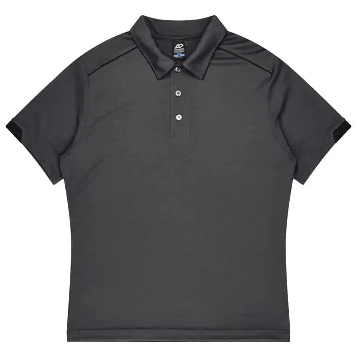 Aussie Pacific Currumbin Kids Polo Shirt 3320 Aussie Pacific SLATE/BLACK 4