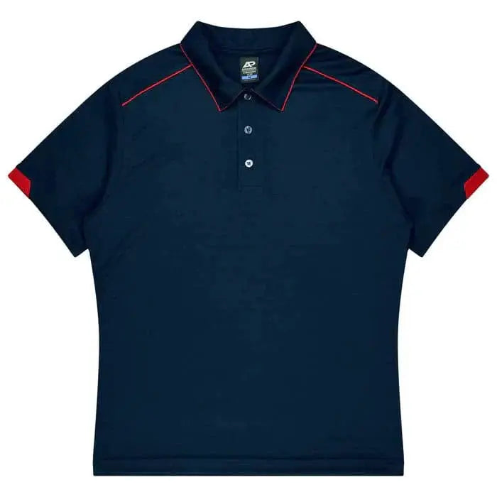 Aussie Pacific Currumbin Kids Polo Shirt 3320 Aussie Pacific NAVY/RED 4