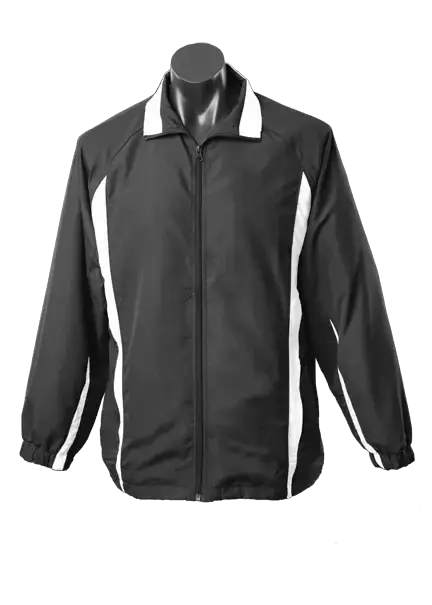 Aussie Pacific Eureka Men's Track Training Jacket 1604 Casual Wear Aussie Pacific S BLACK/WHITE