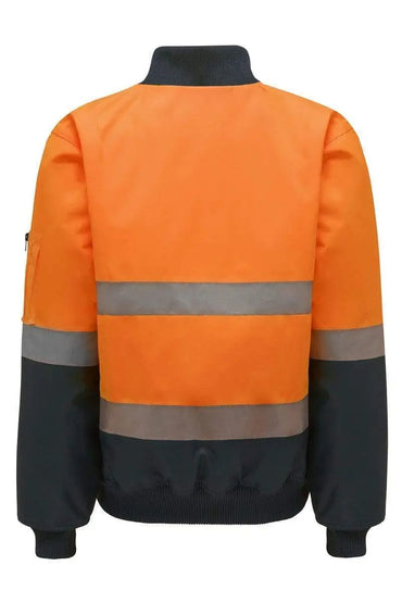 Hard Yakka Two Tone Taped Bomber Jacket Y06675 Work Wear Hard Yakka
