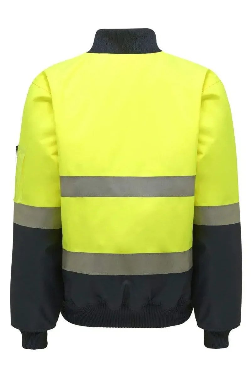 Hard Yakka Two Tone Taped Bomber Jacket Y06675 Work Wear Hard Yakka