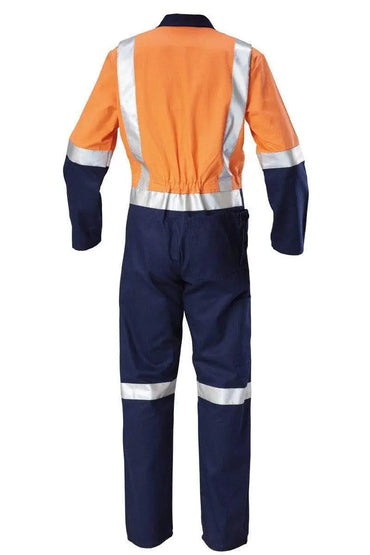 Hard Yakka 2 Tone Reflective Taped Coverall Y00262 Work Wear Hard Yakka