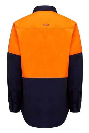 Hard Yakka Core Hi-Vis Cotton Drill Shirt Y04605 Work Wear Hard Yakka