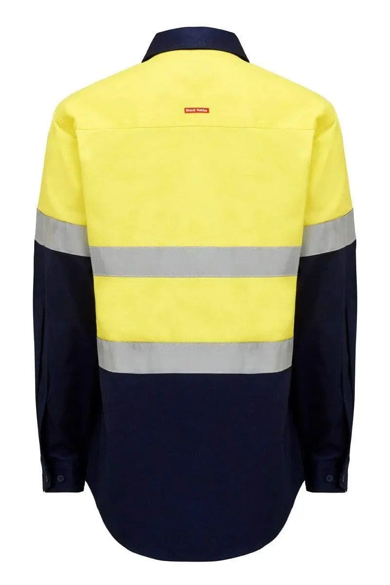 Hard Yakka Long Sleeve Hi Vis Taped Shirt Y04610 Work Wear Hard Yakka