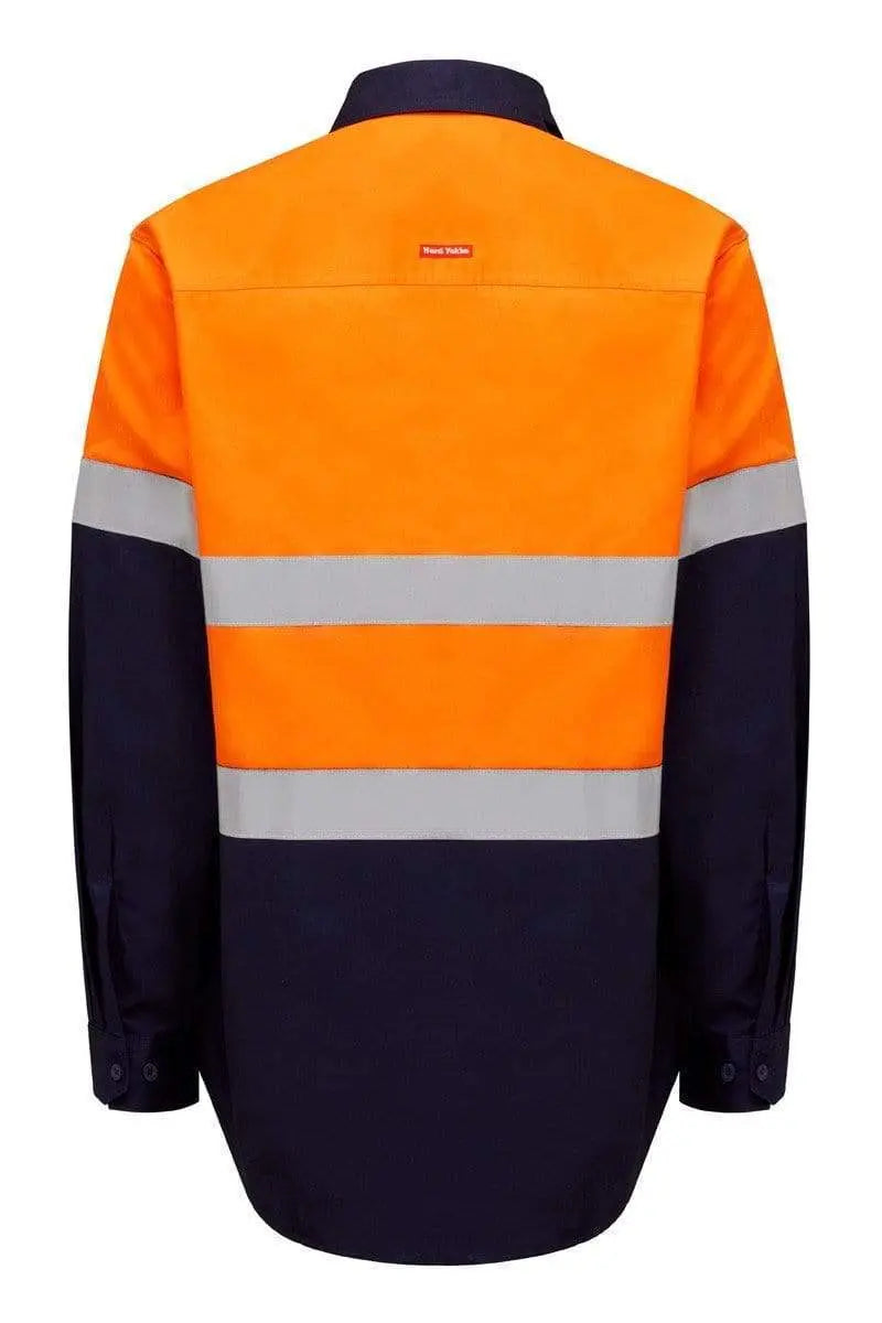 Hard Yakka Hi Vis Reflective Work Shirt Y04615 Work Wear Hard Yakka