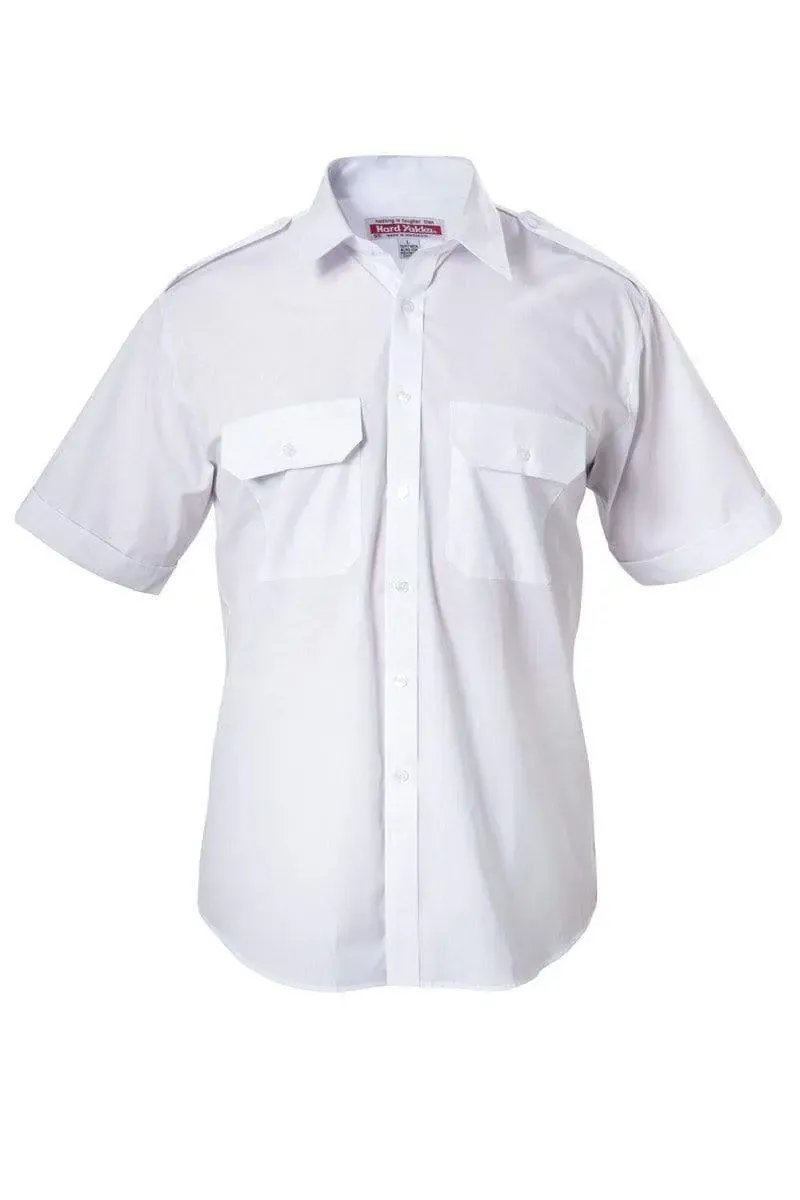 Hard Yakka Permanent Press Shirt Y07691 in White ( WHI )