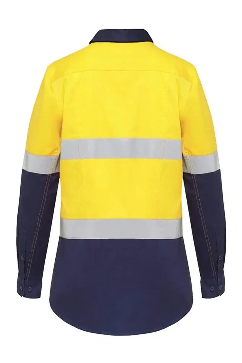 Hard Yakka Women's Reflective Hi Vis Work Shirt Y08220 Work Wear Hard Yakka