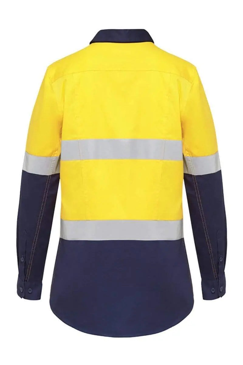 Hard Yakka Women's Reflective Hi Vis Work Shirt Y08220 Work Wear Hard Yakka