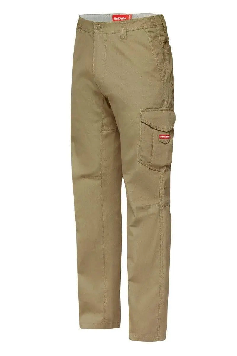 Hard Yakka Vented Cargo Pant Y02300 Work Wear Hard Yakka Khaki 77 R