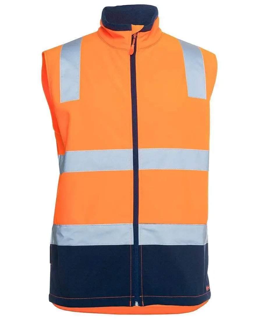 JB Hi Vis Water Resistant Softshell Vest 6DWV Jb's Wear