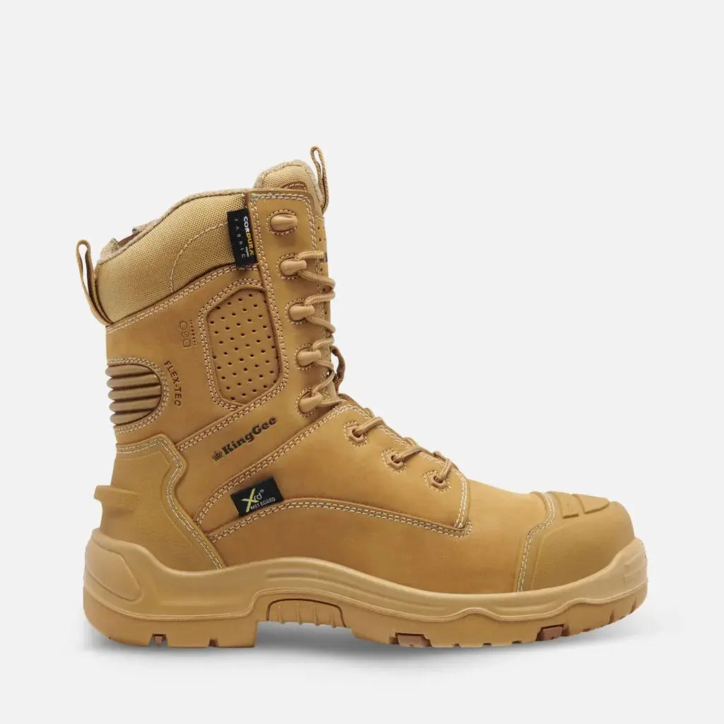 King Gee Onyx Metguard Puncture-Resistant Wheat Work Boot K27997