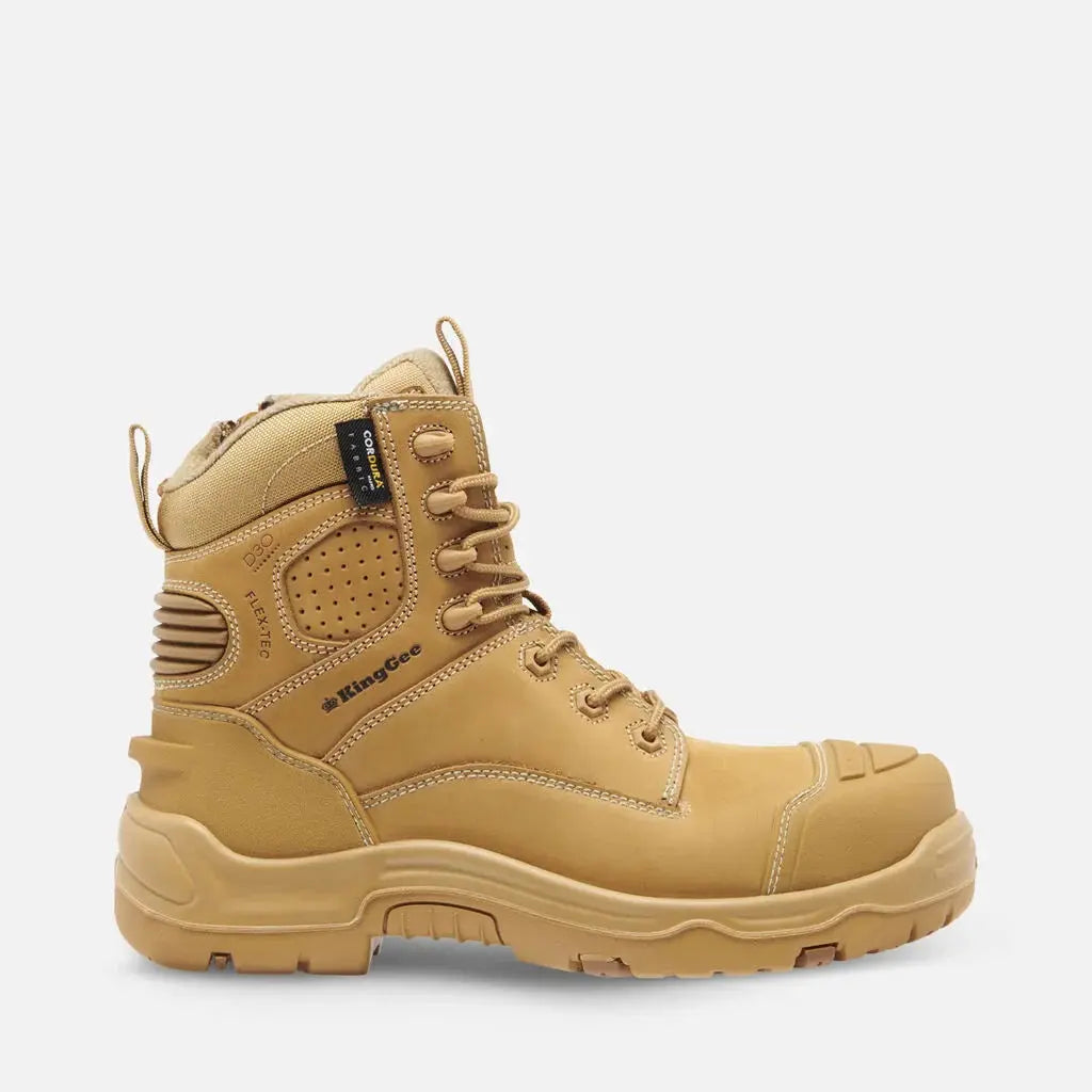 King Gee Onyx 6Z Puncture-Resistant Wheat Work Boot K27999 Metro Workwear