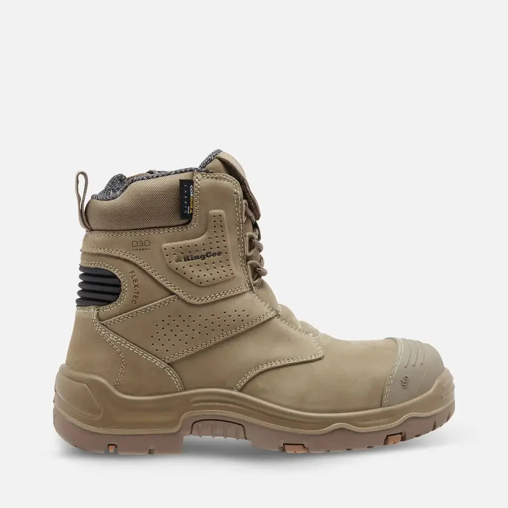 King Gee Bennu Pro 6 Safety Boot Stone K28010 Metro Workwear