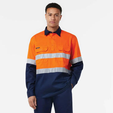 KingGee Men's Original Closed Front Drill Shirt K54007 Metro Workwear
