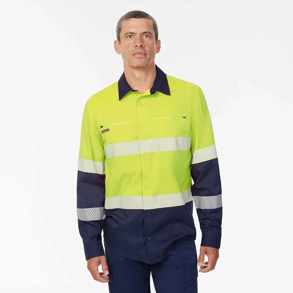 KingGee Drycool Hi Vis Taped Shirt K54037 Metro Workwear