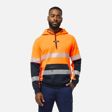 KingGee Hi Vis Water Repellent Taped Hoodie  K55013