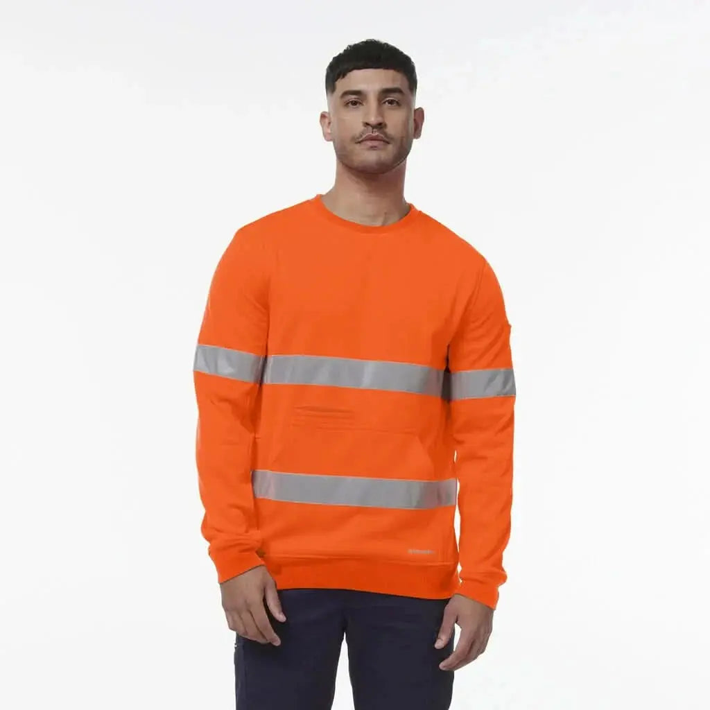 KingGee Hi Vis Crew Neck Fleece K55059