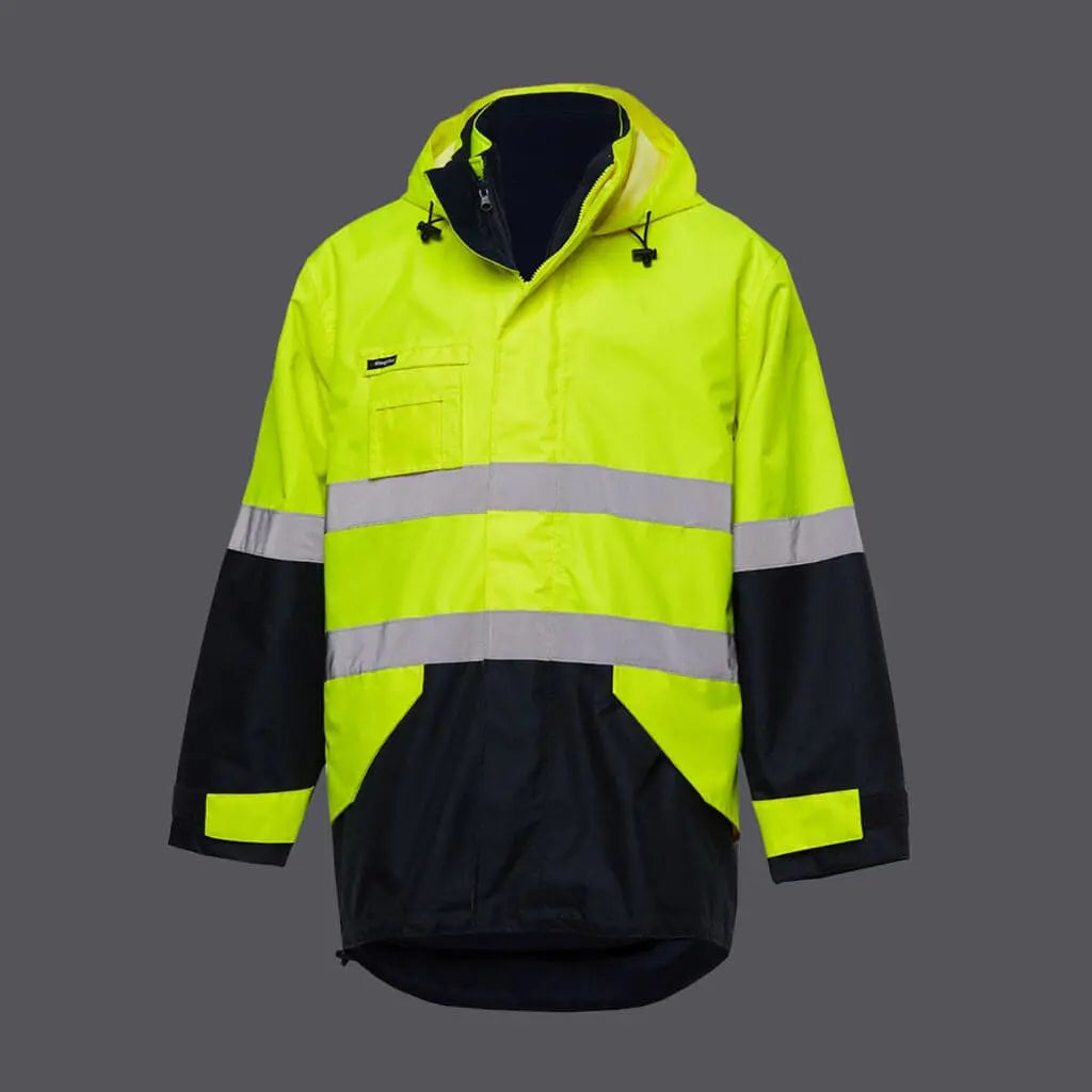 KingGee 4 In 1 Waterproof Wet Weather Jacket K55300 KingGee