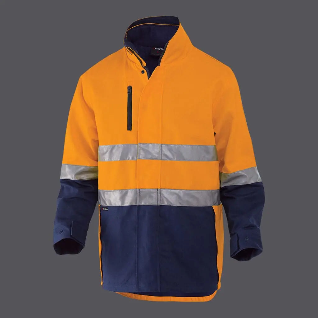 KingGee Reflective 3 In 1 Cotton Jacket K55400 KingGee