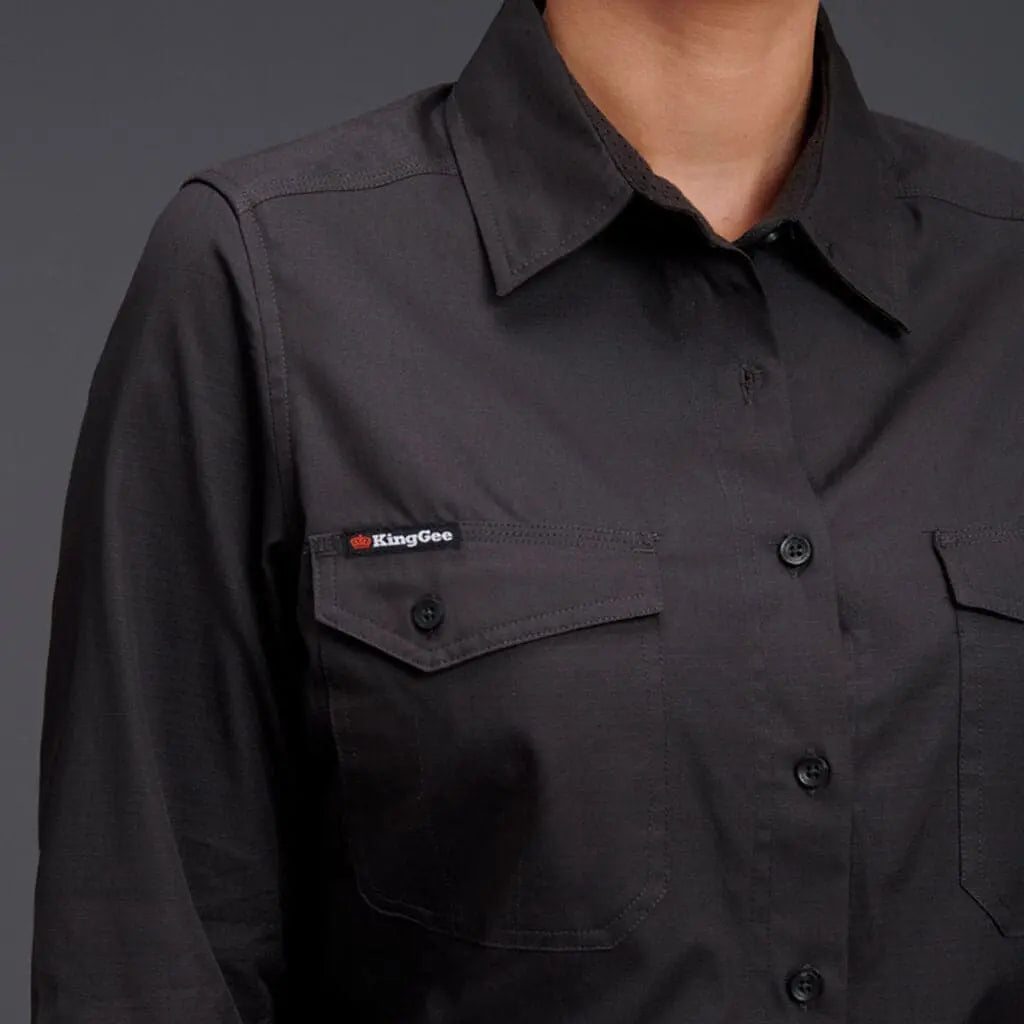 KingGee Women's Workcool 2 Shirt Long Sleeve K69880 KingGee