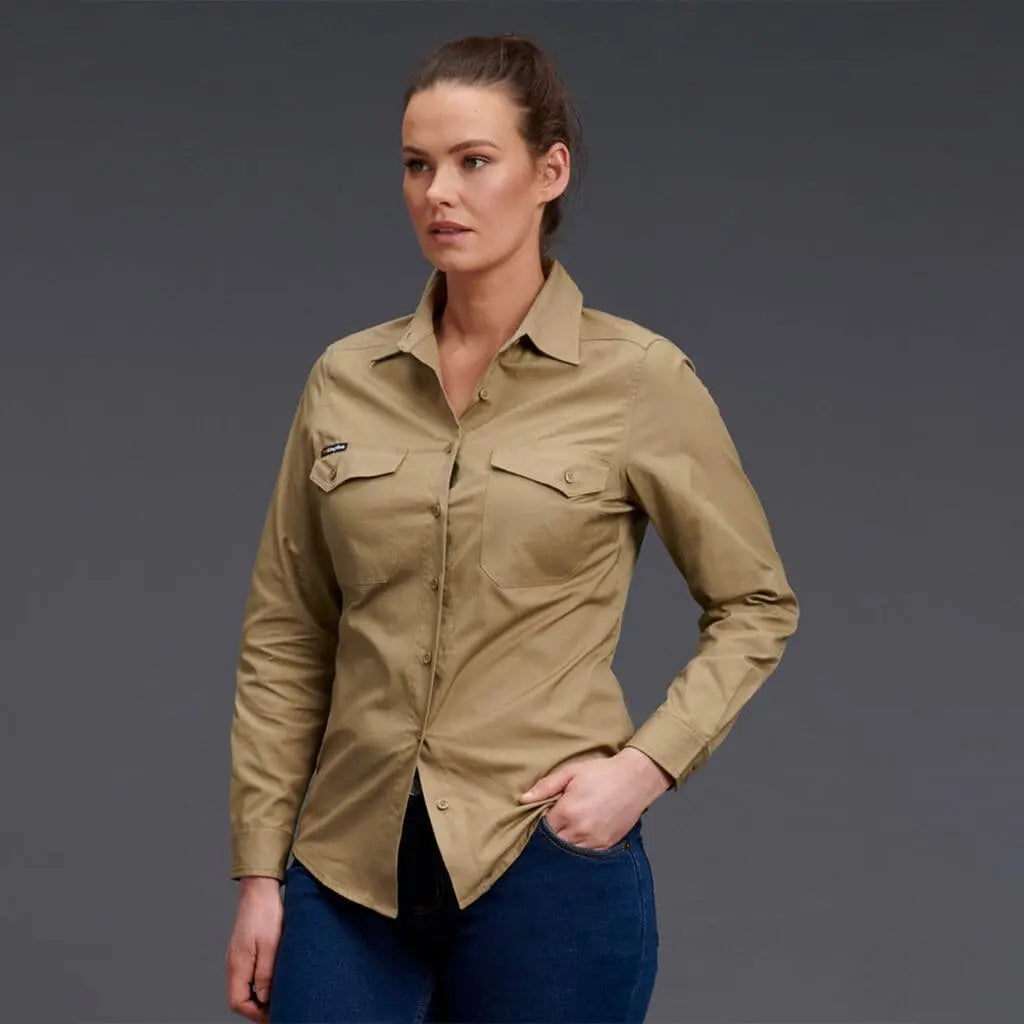 KingGee Women's Workcool 2 Shirt Long Sleeve K69880 KingGee