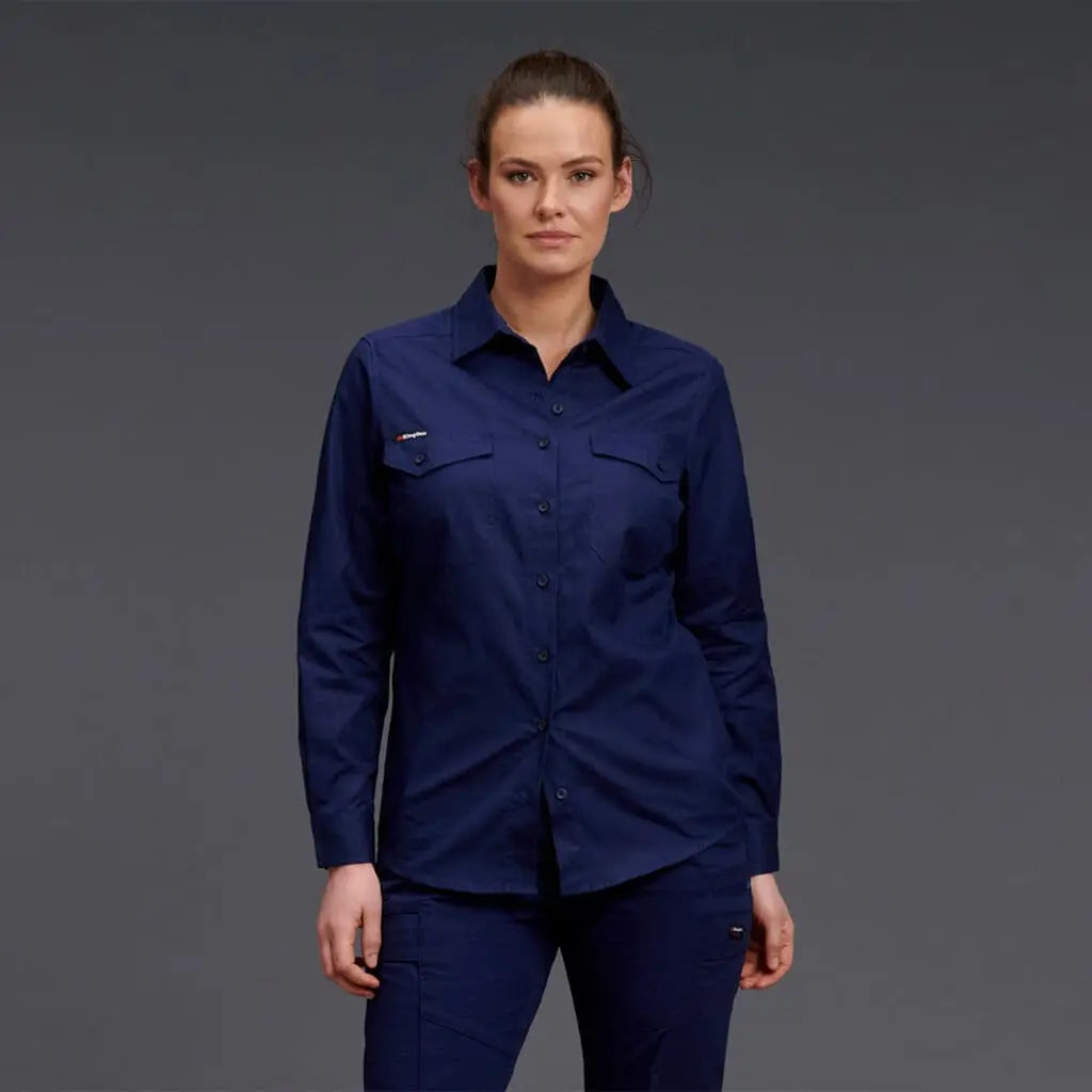 KingGee Women's Workcool 2 Shirt Long Sleeve K69880 KingGee