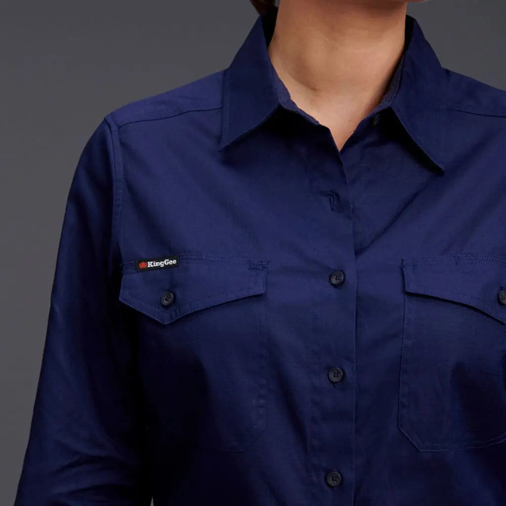 KingGee Women's Workcool 2 Shirt Long Sleeve K69880 KingGee
