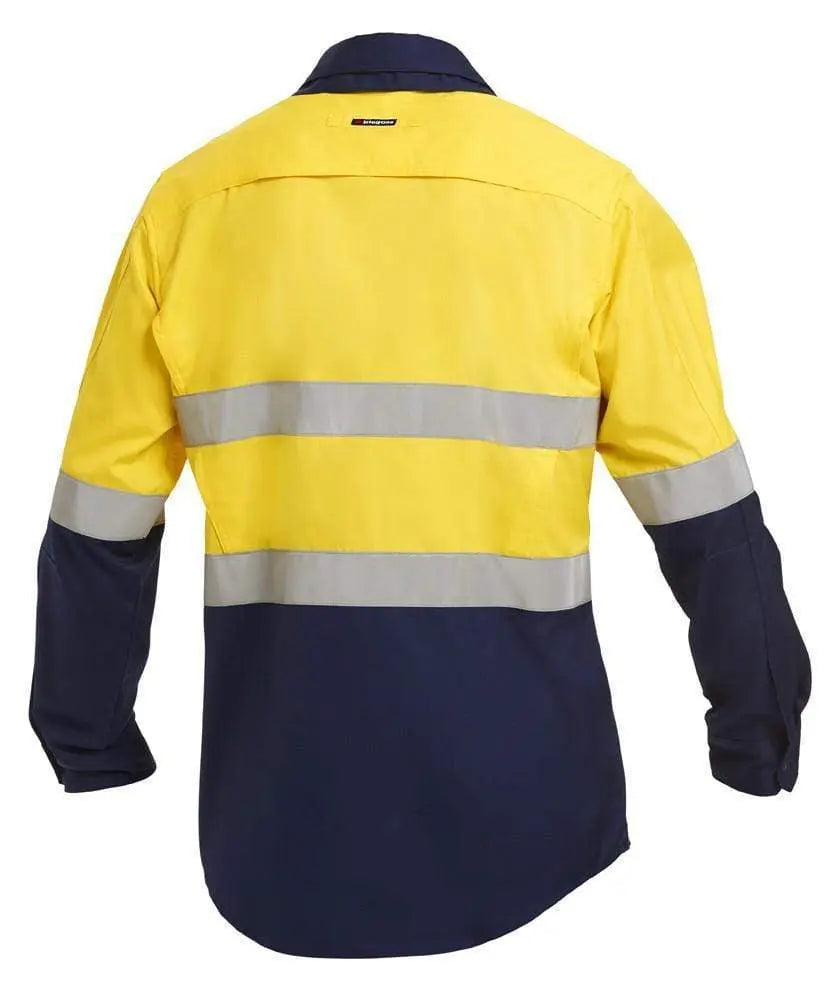 KingGee Work Wear KingGee Workcool 2 Hi-Vis Reflective Spliced Shirt L/S K54880