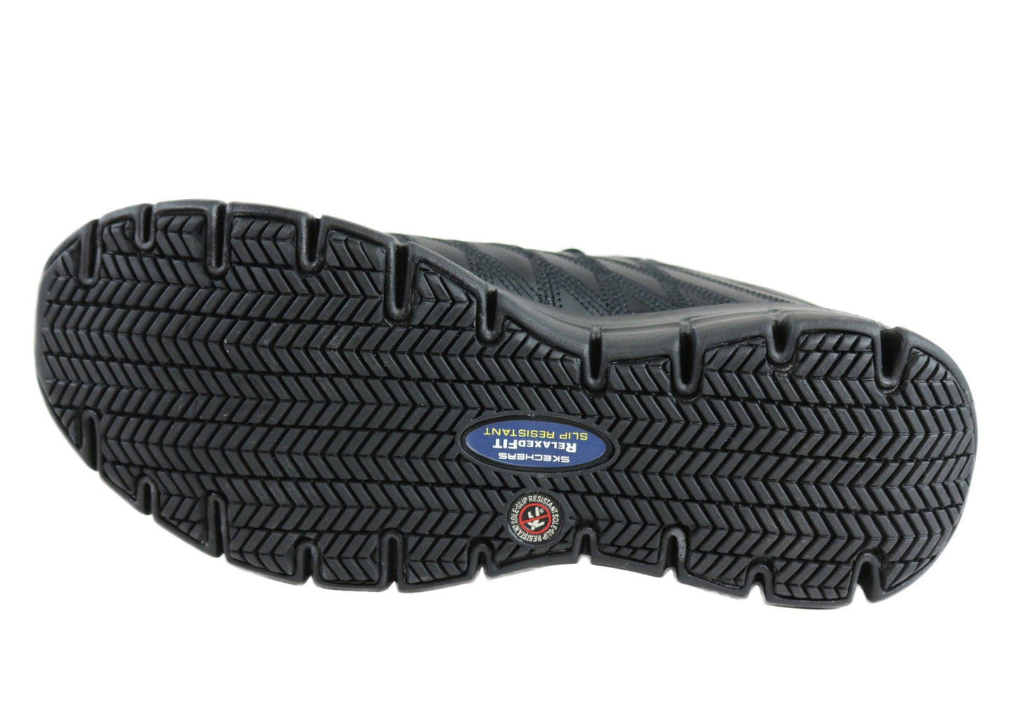 Skechers Women's Leather Relax Fit Sure Track Erath Slip Resistaent Shoe 76576