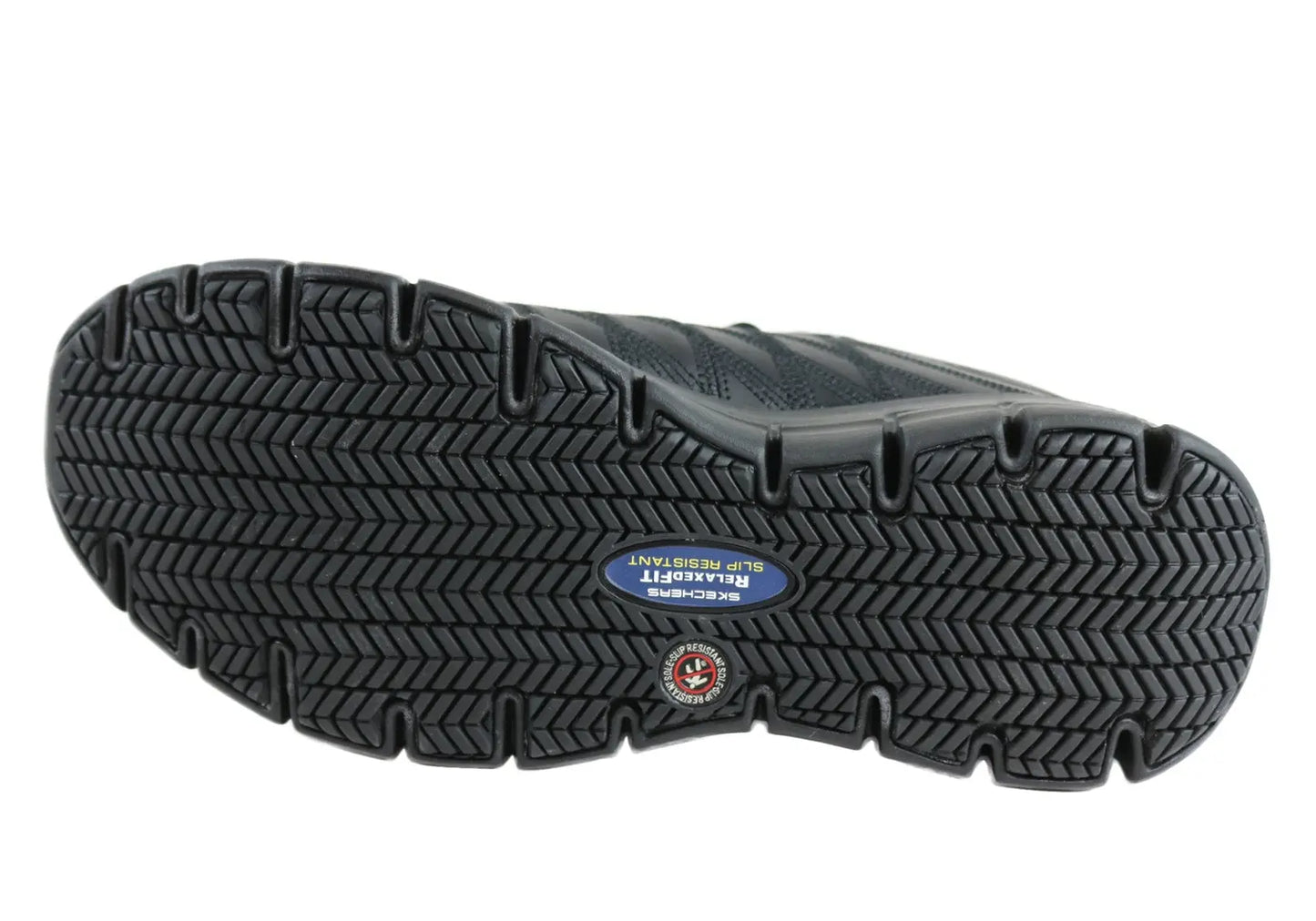 Skechers Women's Leather Relax Fit Sure Track Erath Slip Resistaent Shoe 76576