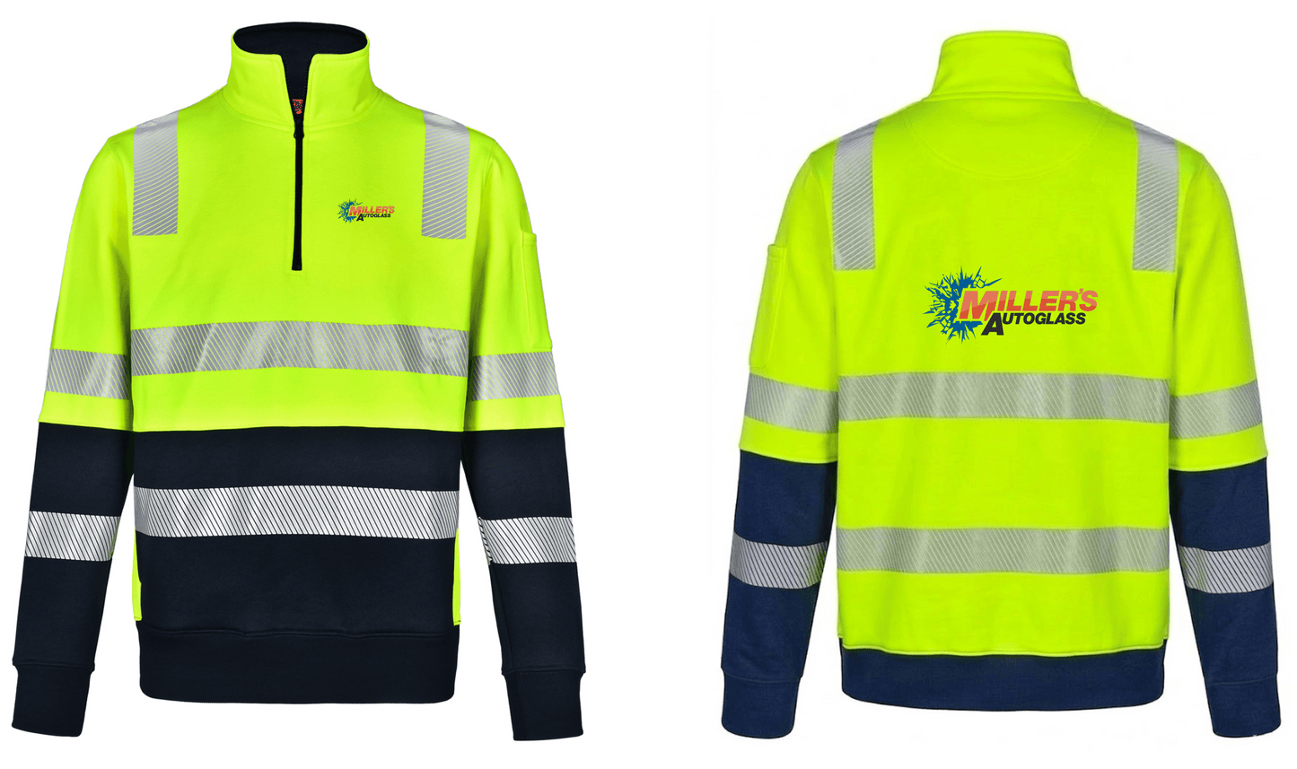 Millers Autoglass Hi Vis Safety Jumper SW32