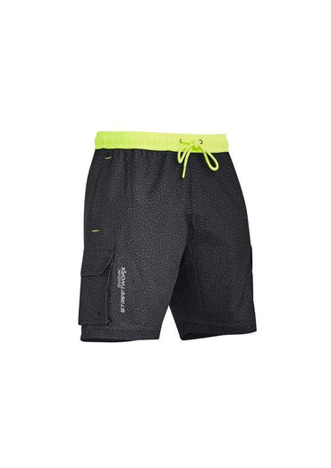 SYZMIK mens streetworx stretch work board short zs240 Work Wear Syzmik Grey Marle XXS