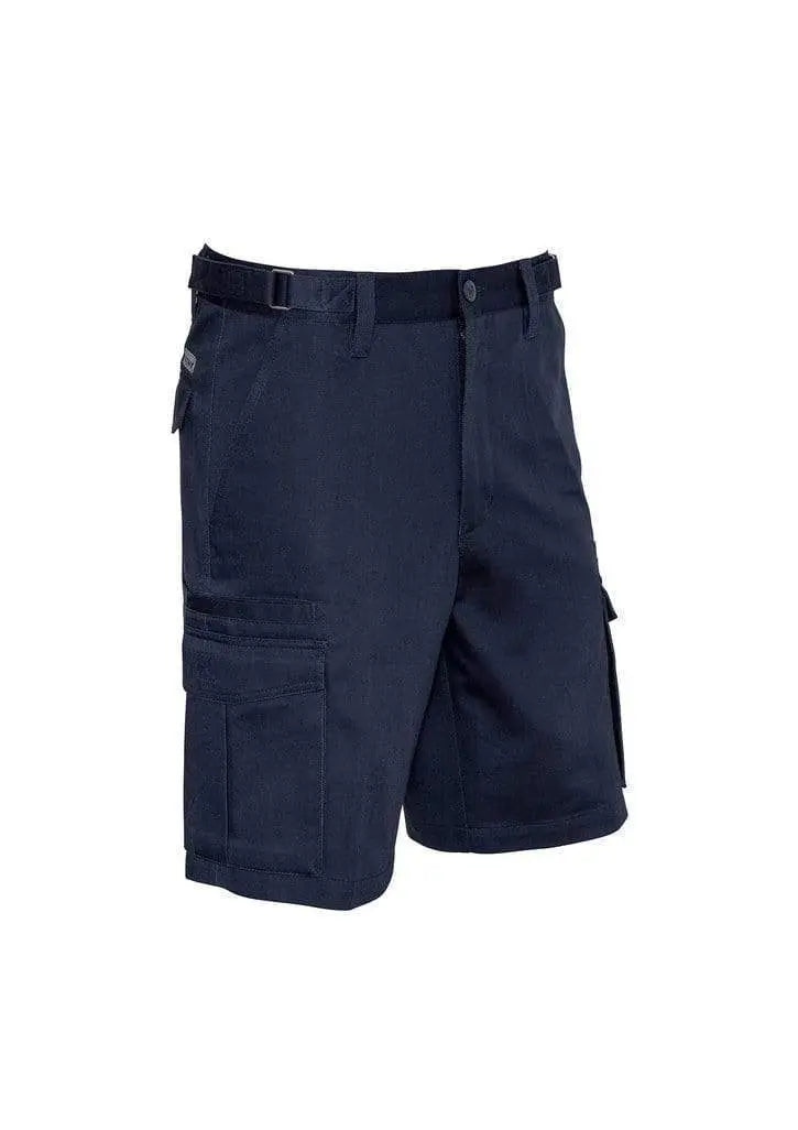SYZMIK Men’s Basic Cargo Shorts ZS502 Work Wear Syzmik Navy 72