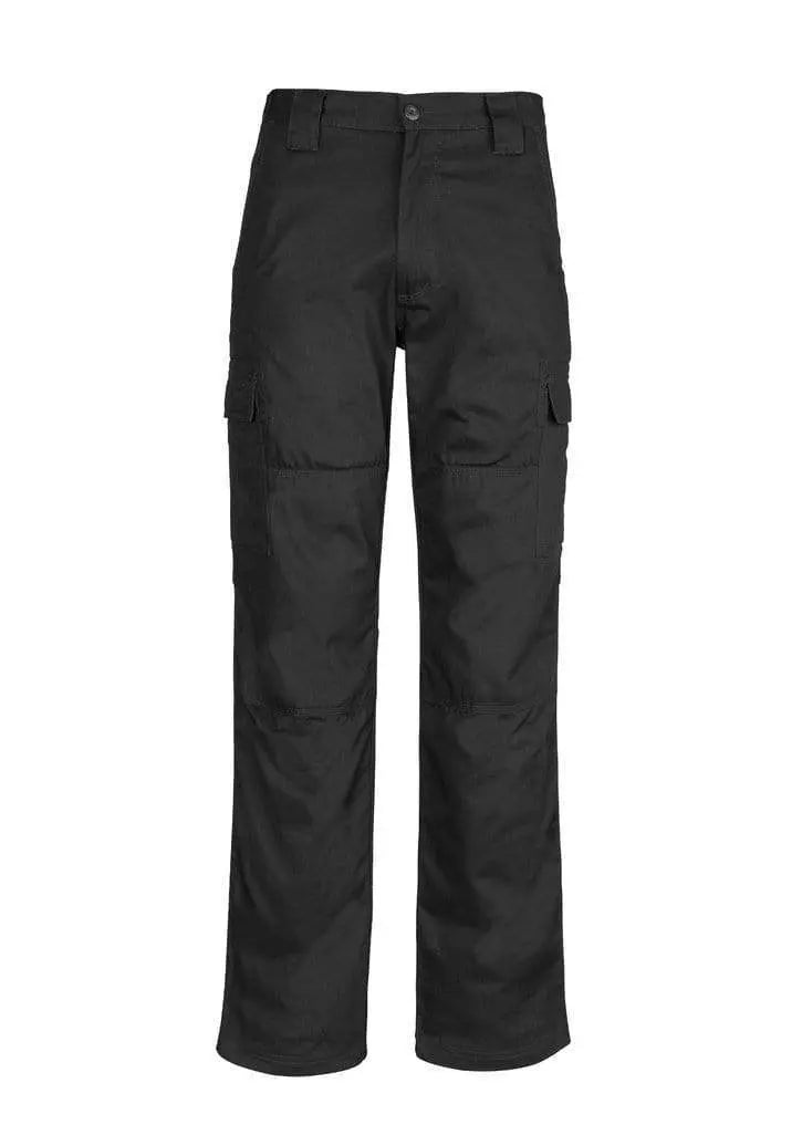 SYZMIK Men’s Midweight Drill Cargo Pants (Stout) ZW001S Work Wear Syzmik Black 87S