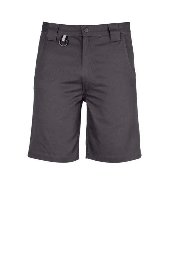 SYZMIK Men’s Plain Utility Shorts ZW011 Work Wear Syzmik Charcoal 72