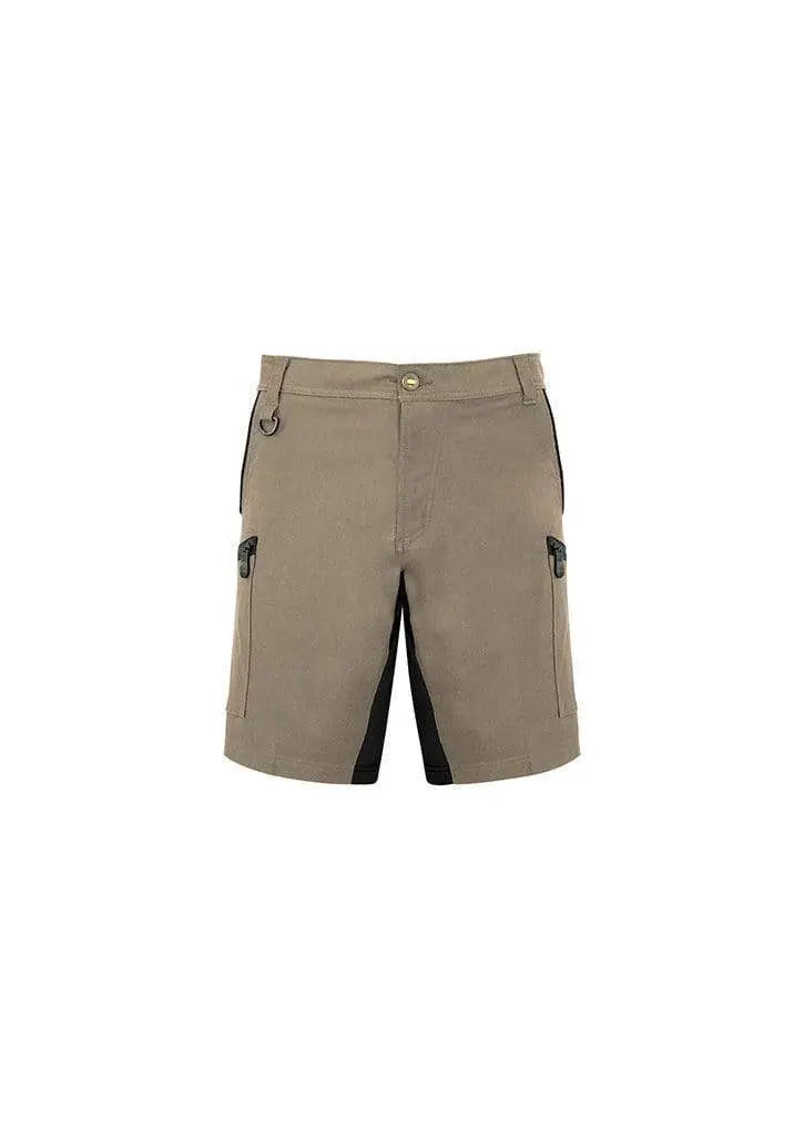 SYZMIK Men’s Streetworx Stretch Short ZS340 Work Wear Syzmik Khaki 72