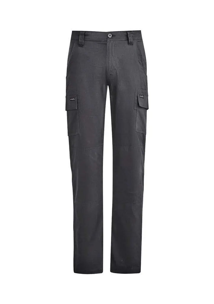 SYZMIK mens lightweight drill cargo pant zp505 Work Wear Syzmik Charcoal 132