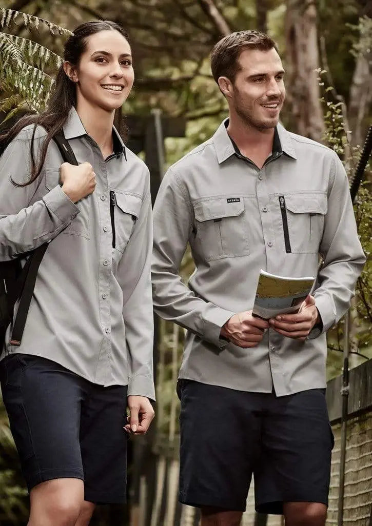SYZMIK mens outdoor l/s shirt zw460 Work Wear Syzmik