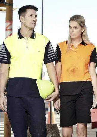 SYZMIK Women’s Hi Vis Zone Polo ZHL236 Work Wear Syzmik