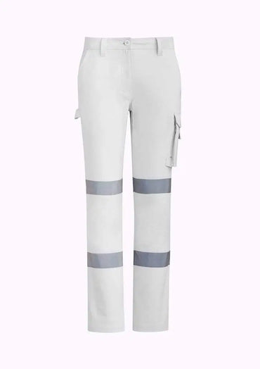 SYZMIK womens bio motion taped pant zp720 Work Wear Syzmik White 8