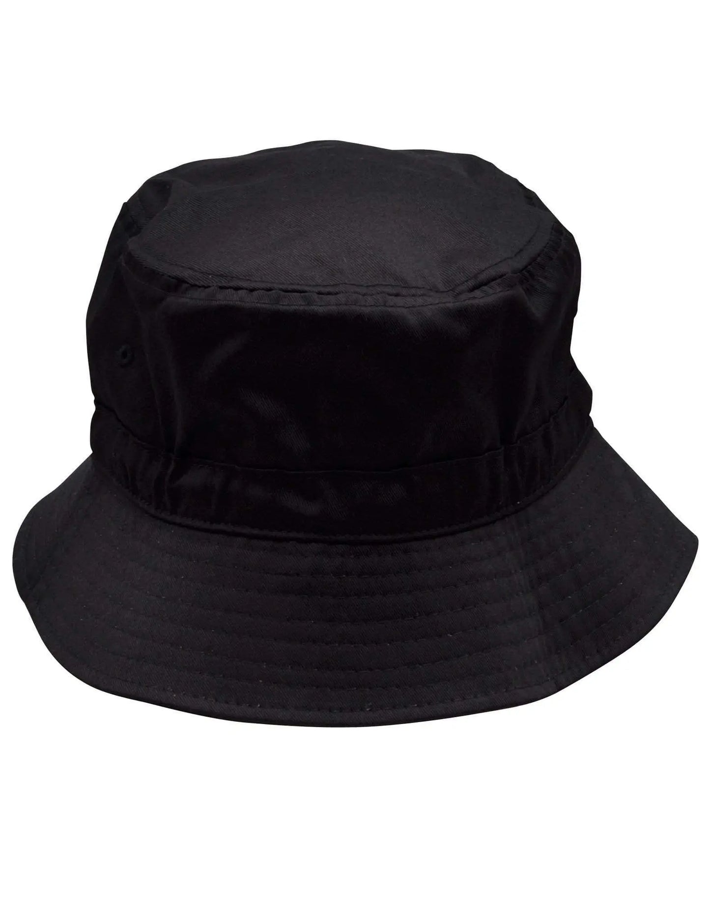 Bucket Hat With Toggle H1034 Active Wear Winning Spirit Black S/M