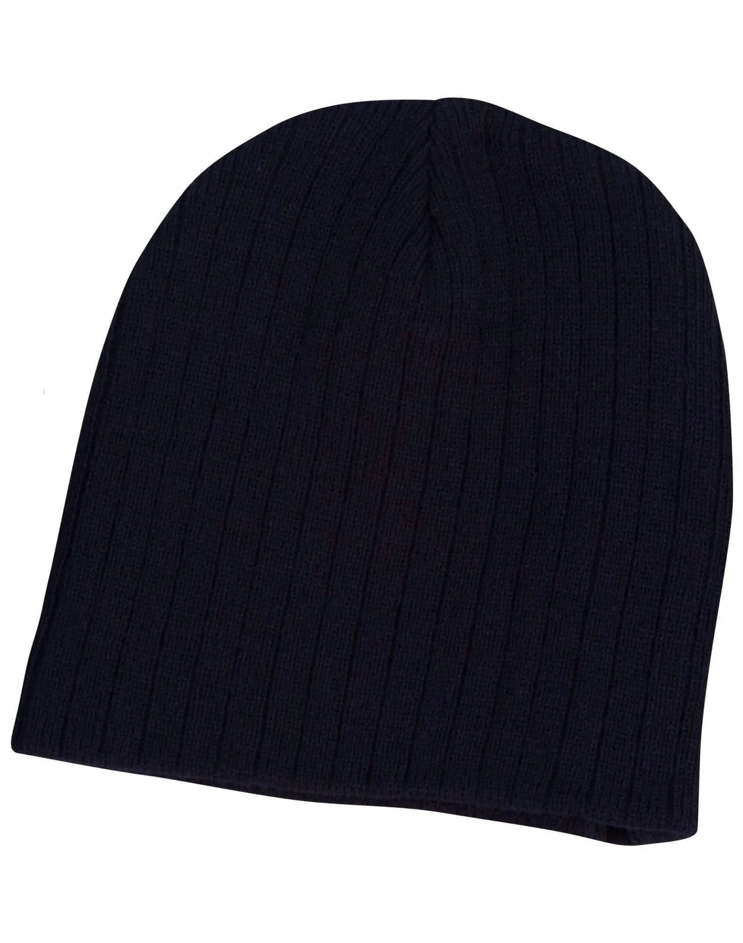 Cable Knit Beanie CH62 Active Wear Winning Spirit Navy One size