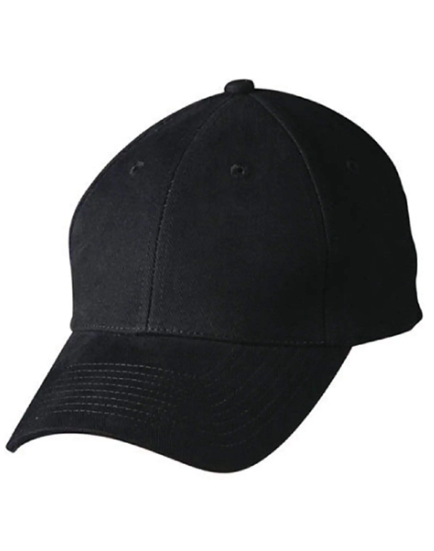 Heavy Brushed Cotton Cap With Buckle Ch35 Active Wear Winning Spirit Navy One size