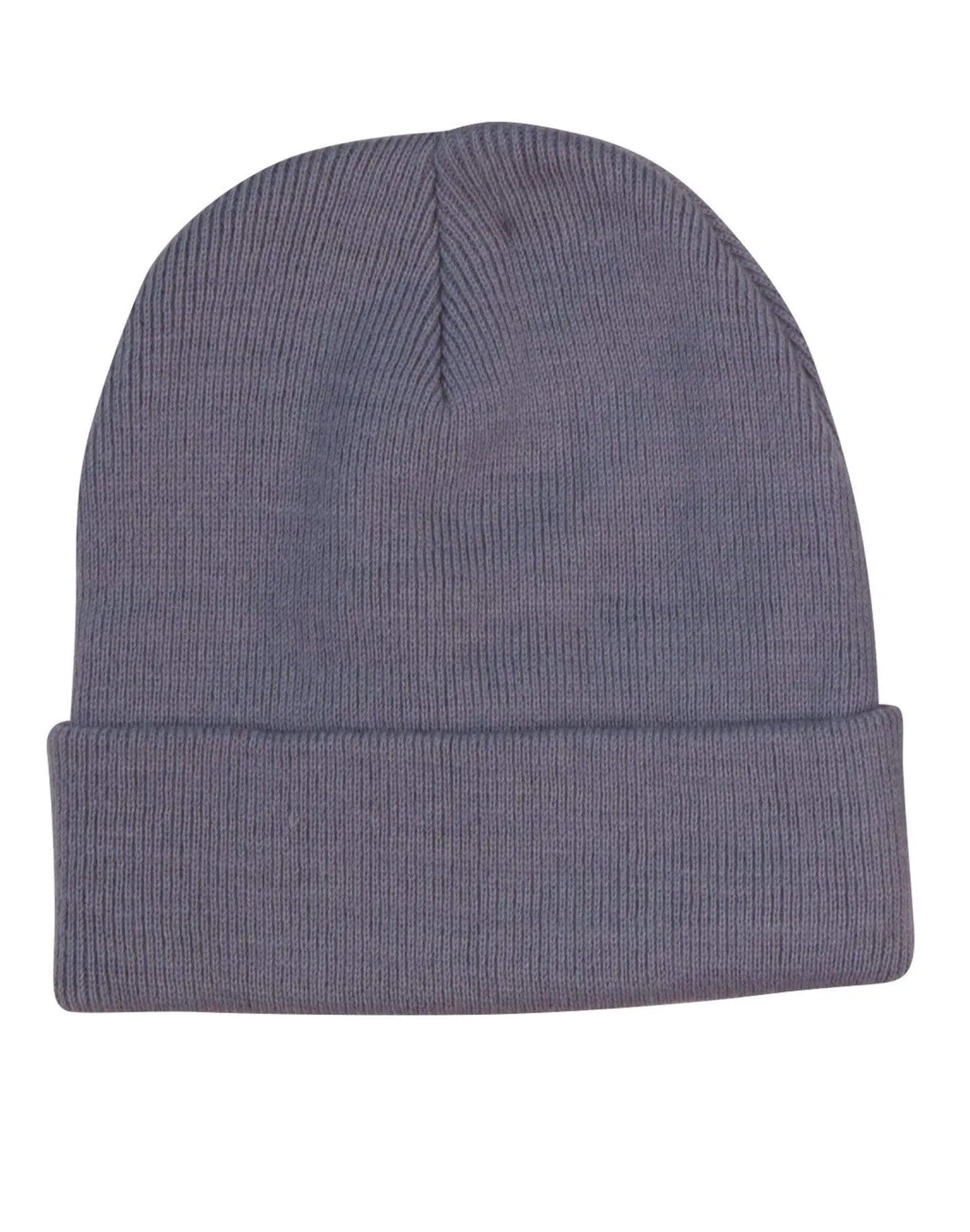 Roll Up Acrylic Beanie Ch28 Active Wear Winning Spirit Grey One size fits most