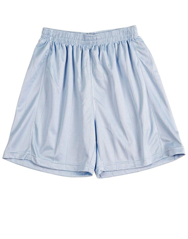 Shoot Soccer Shorts Kids Ss25k Active Wear Winning Spirit Sky Blue 6K