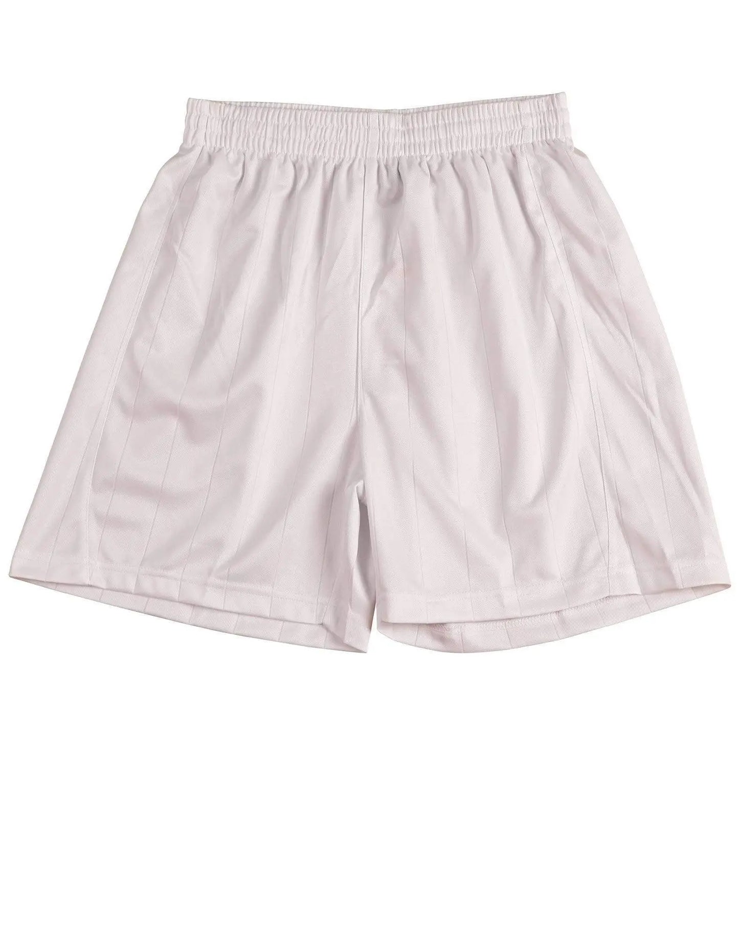 Shoot Soccer Shorts Kids Ss25k Active Wear Winning Spirit White 6K